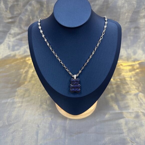 APM Monaco Baba Yummy Bear Blue Necklace - Picture 3 of 5
